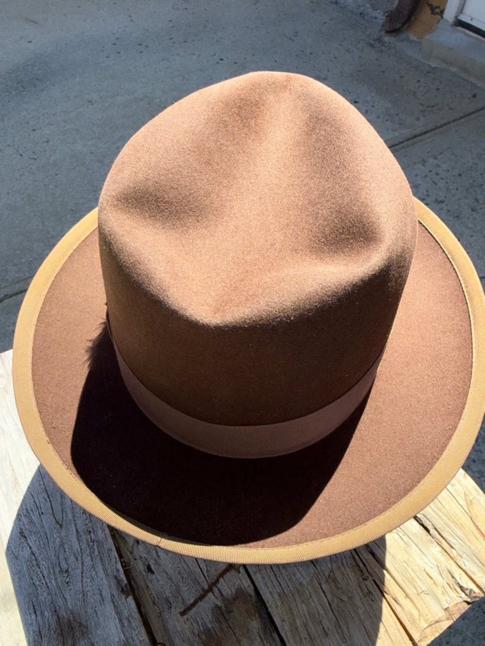 Royal Stetson Whippet Brown Felt Hat - Picture 7 of 17